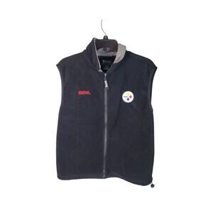 Vintage Pittsburgh Steelers fleece vest men's XL
